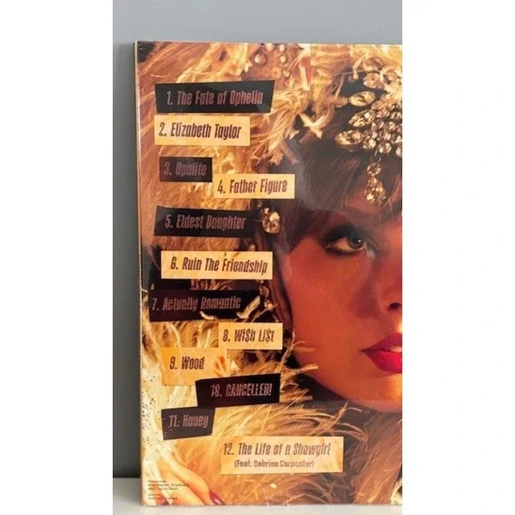 Sealed Taylor Swift TARGET Pink LIFE OF A SHOWGIRL THE CROWD IS YOUR KING Vinyl